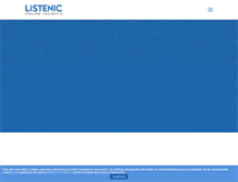 Tablet Screenshot of listenic.com